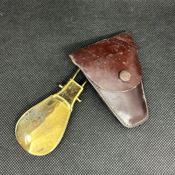 Vintage folding shoe horn in case - Picture 1 of 2